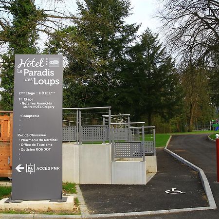 Hotel Le Paradis Des Loups Giromagny Exterior foto